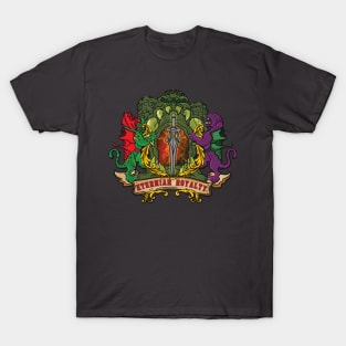 Red Text Variant- Eternian Royalty Crest T-Shirt